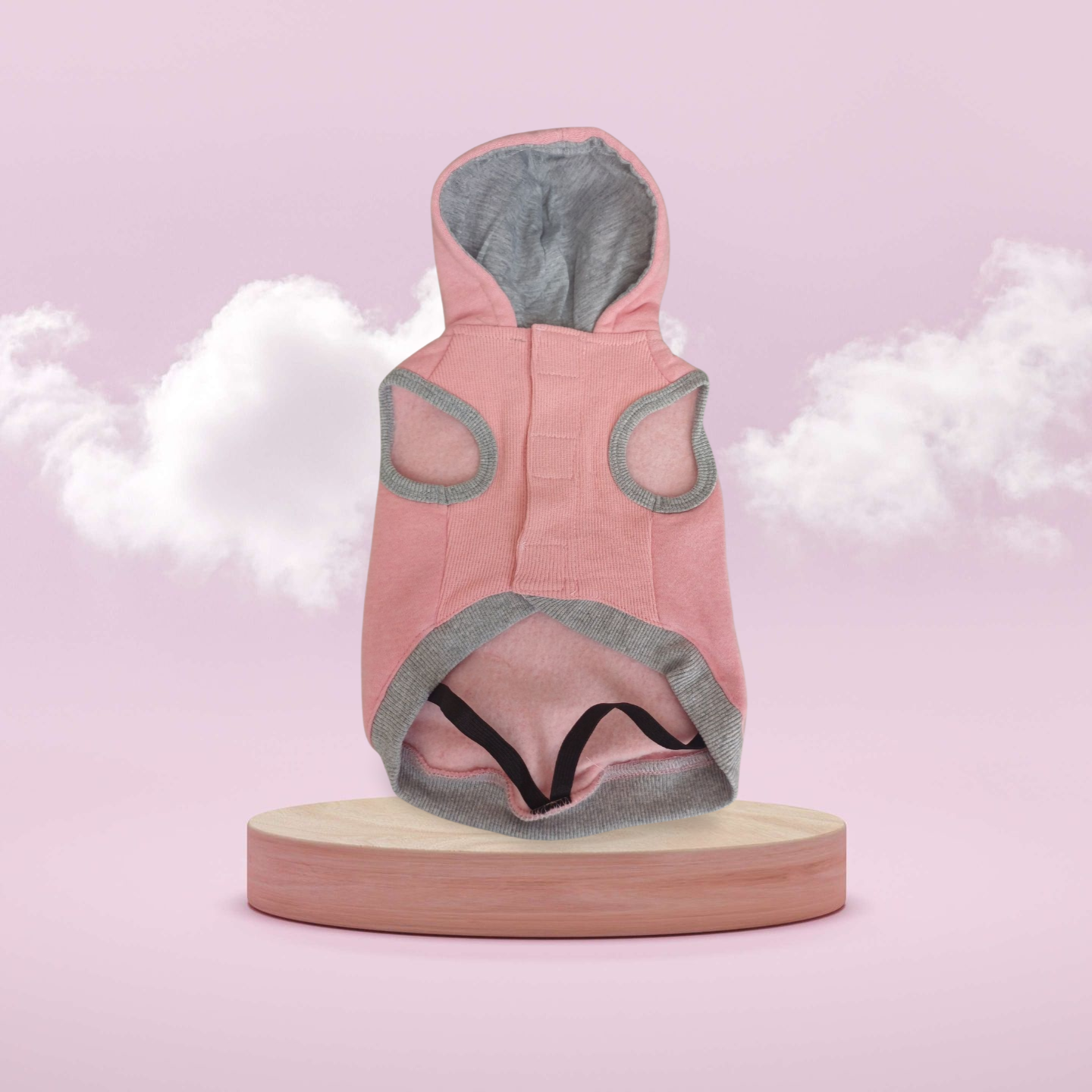 FELPA ROSA CON RICAMO