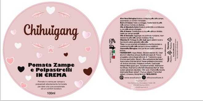 CREMA PER ZAMPE E POLPASTRELLI